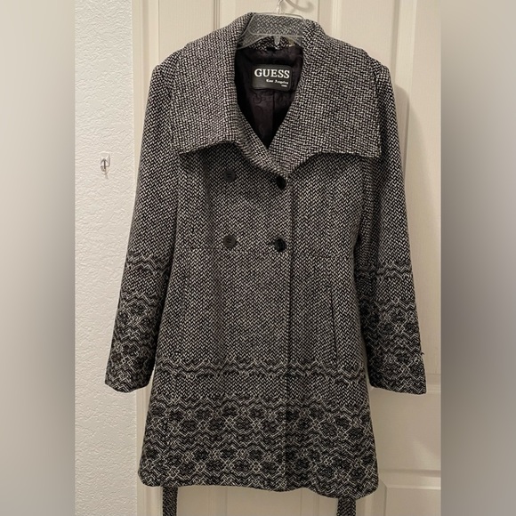 Guess Jackets & Blazers - Guess wool blend coat